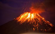 Звуки извержения вулкана
