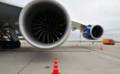 Звуки турбины самолета
