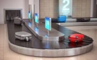 Звуки багажной карусели в аэропорту