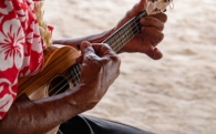 Звуки гавайской гитары (укулеле)